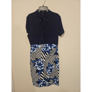 Women's Unbranded Dress, XL, Blue Floral